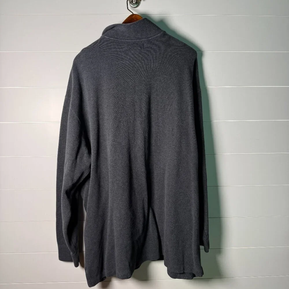 Polo by Ralph Lauren Gray Sweater Quarter Zip 3XLT Tall